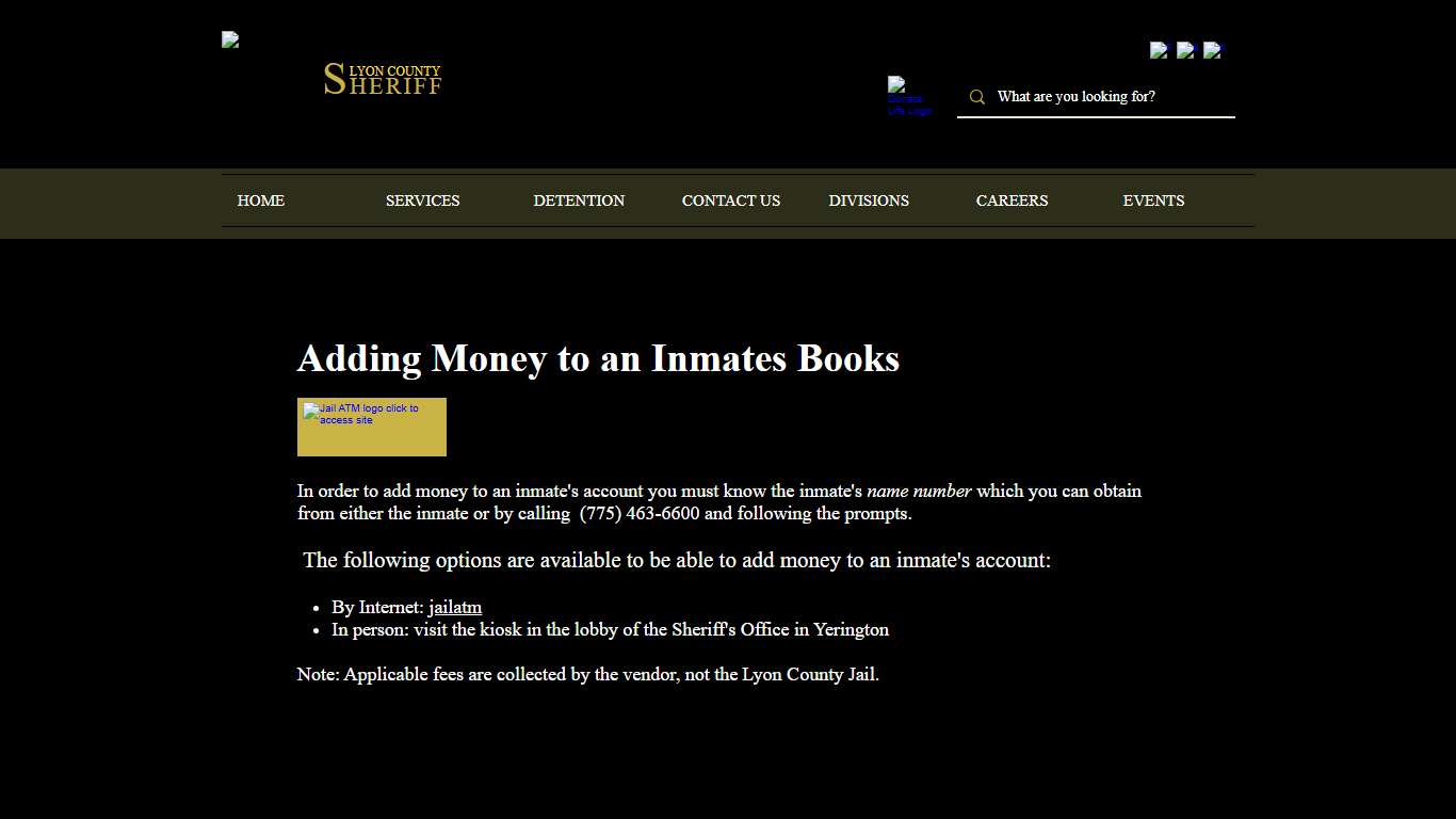 Money Accounts | LCSONV